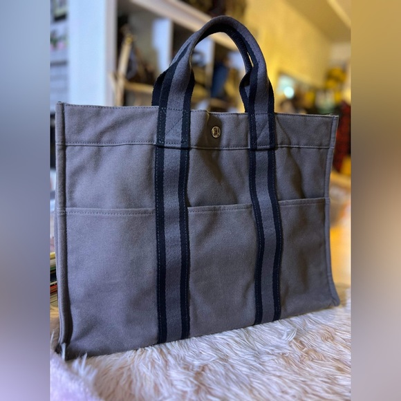 Hermes canvas tote - Picture 2 of 8